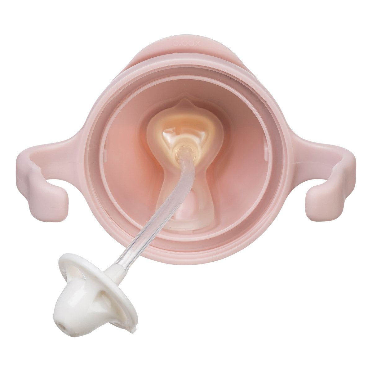 b.box - Drinkbeker met rietje blush