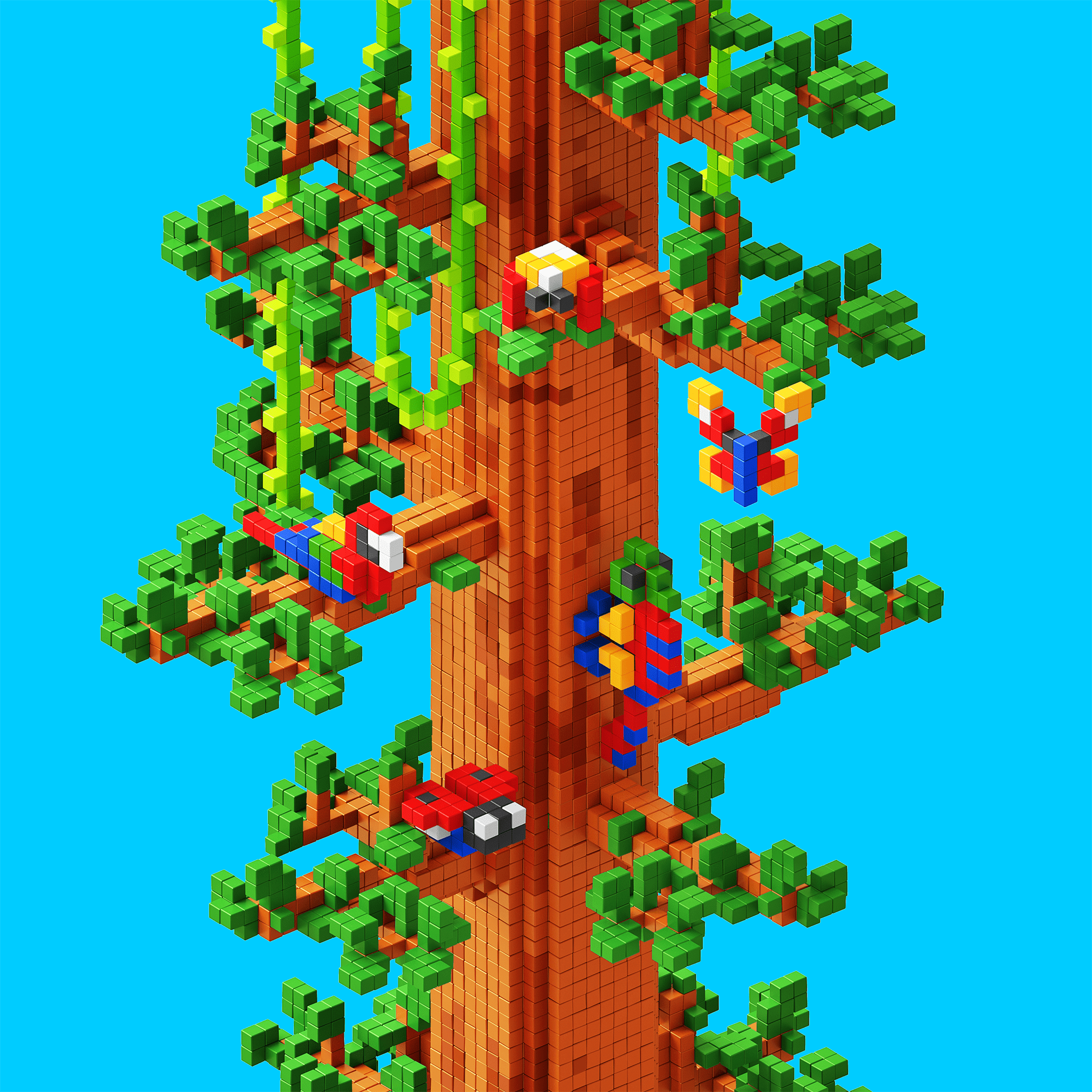 Pixio - Story serie Bright Animals - 90 magneetblokjes