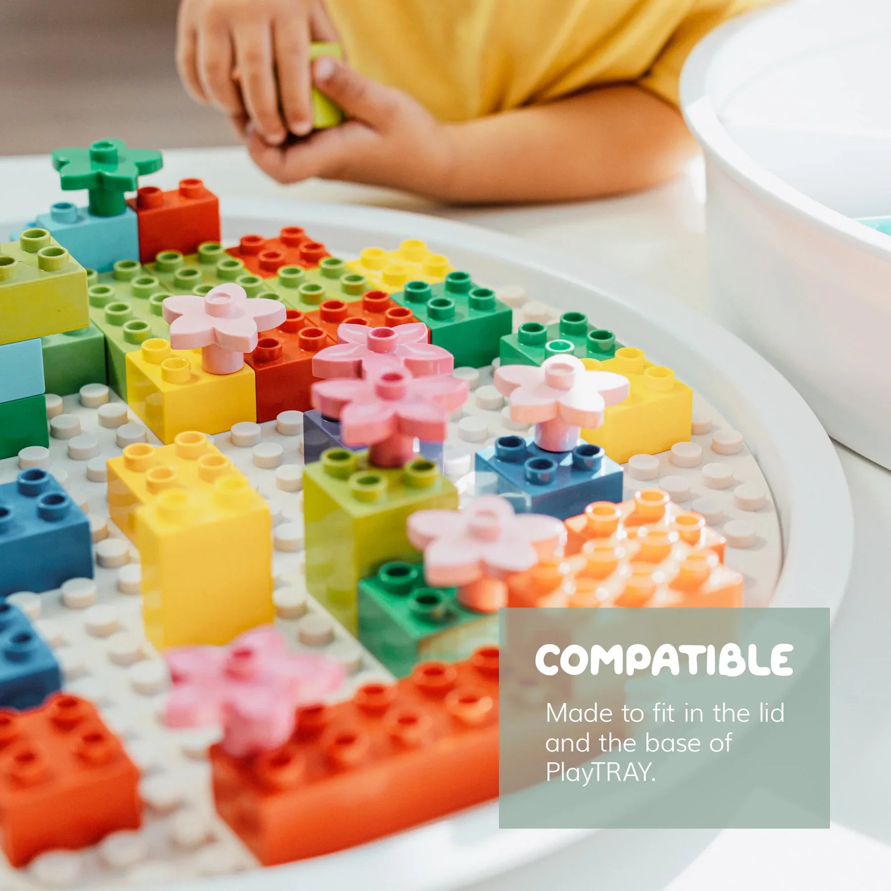 Inspire My Play Play Tray - Bouwmat Stone