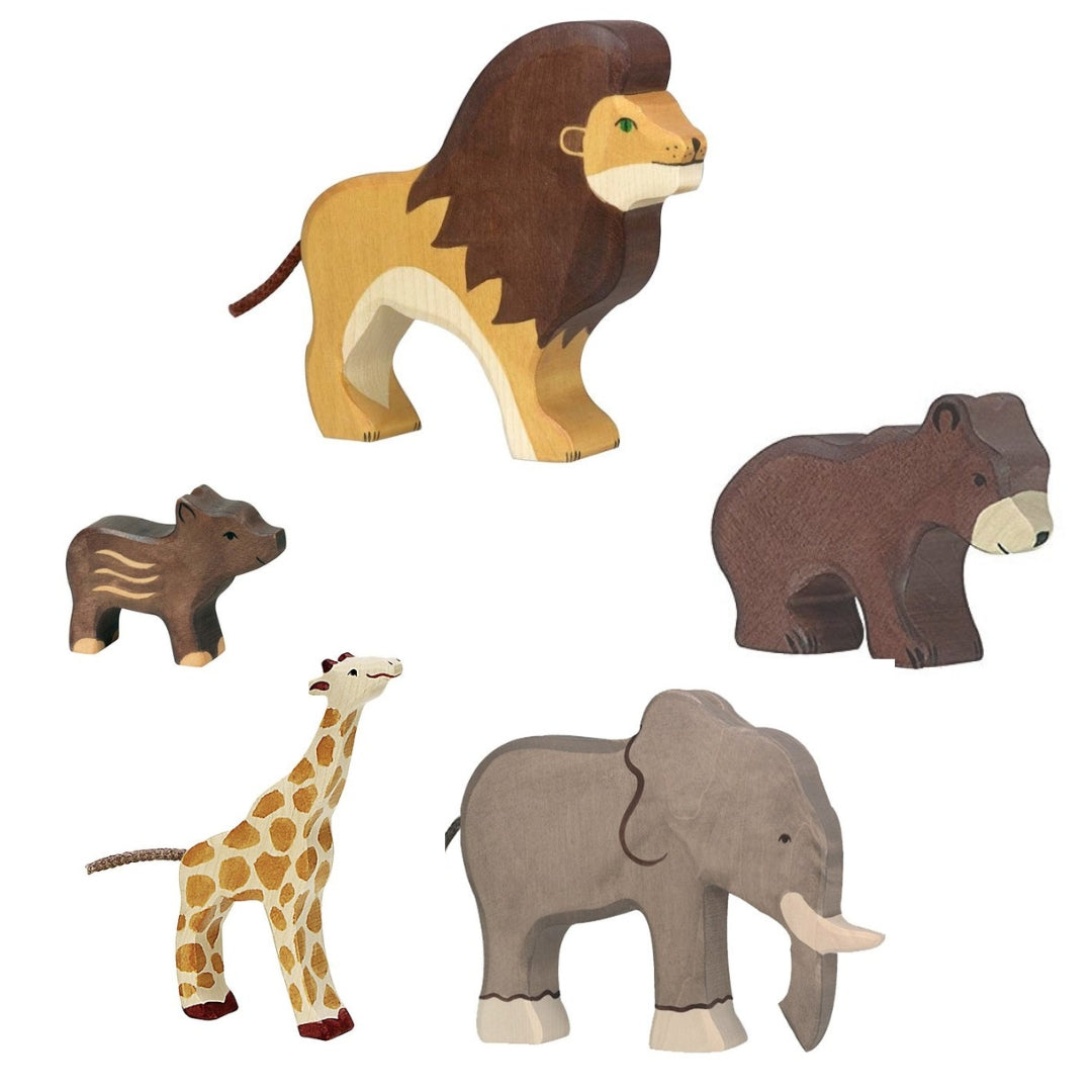 Voordeelset Holztiger Wilde Dieren