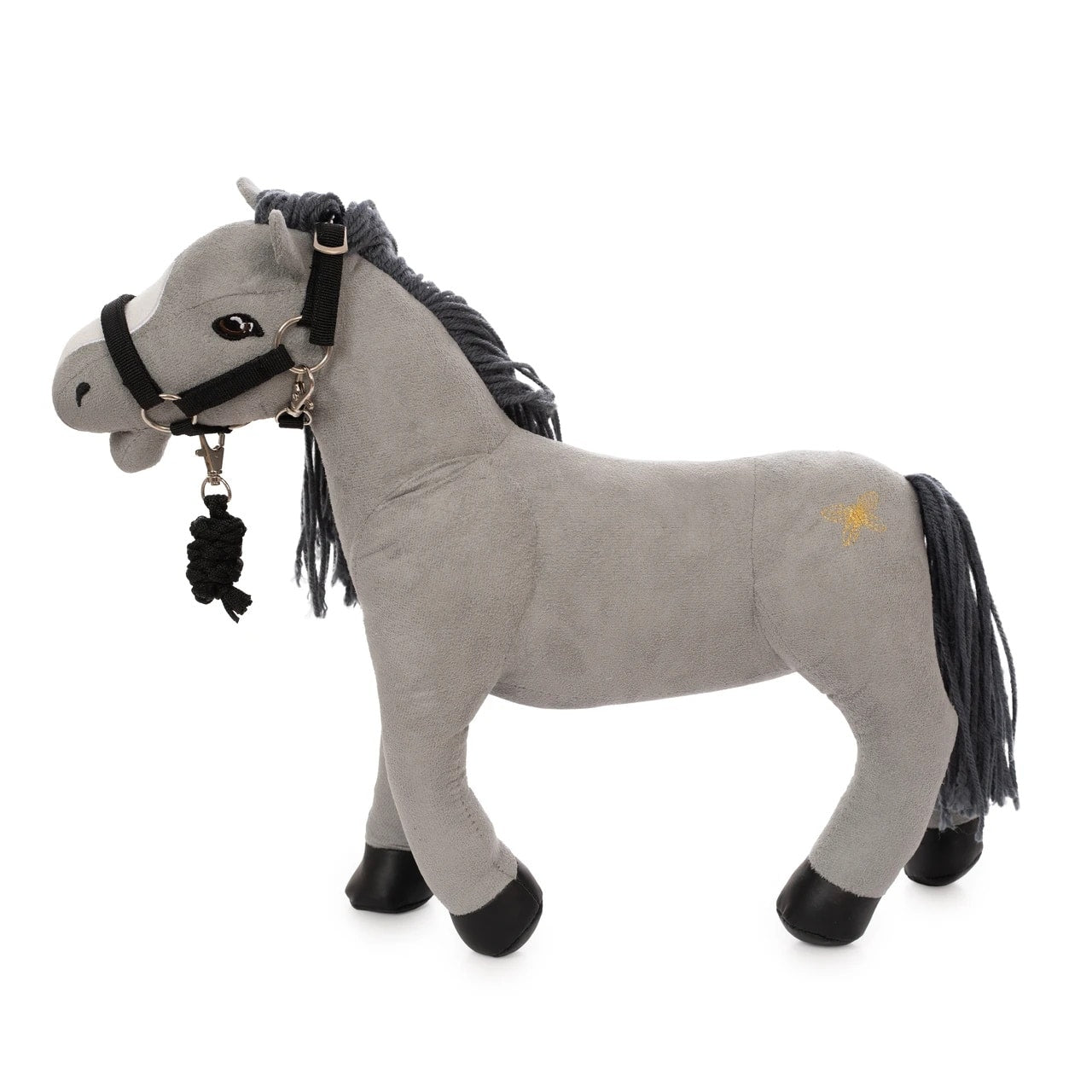 ByAstrup - Mini paard pony knuffel grijs