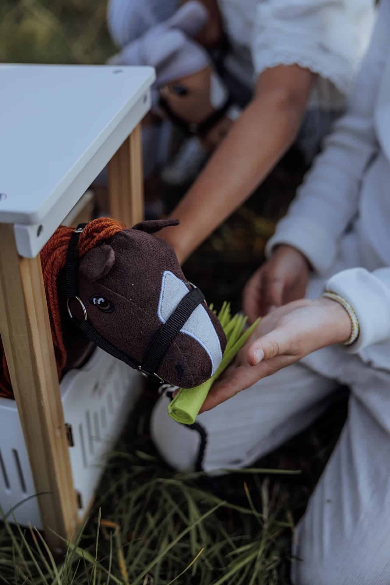 ByAstrup - Mini paard pony knuffel bruin