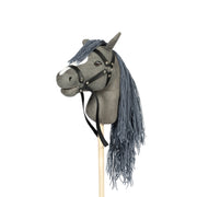 ByAstrup - Deluxe stokpaard met open mond - grijs