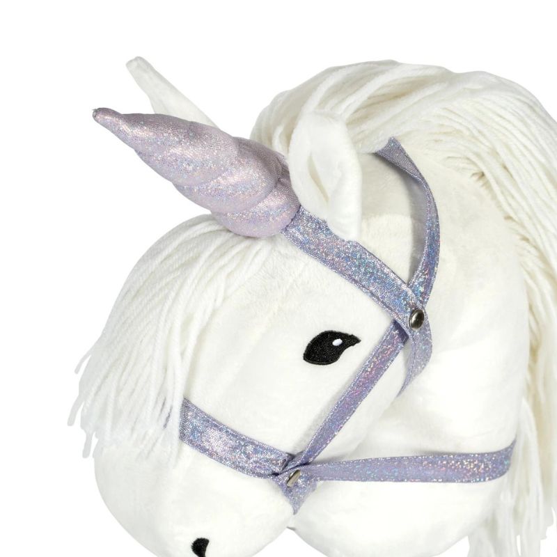 ByAstrup - Eenhoorn hoorn en halster voor stokpaard - Paars