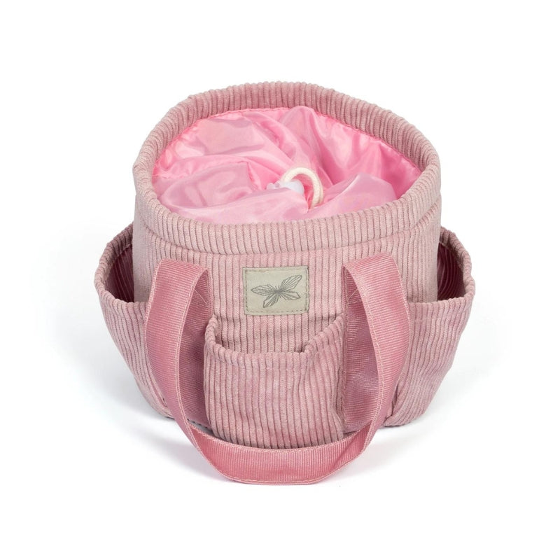 ByAstrup -Verzorgingstas voor stokpaard - Corduroy - Roze