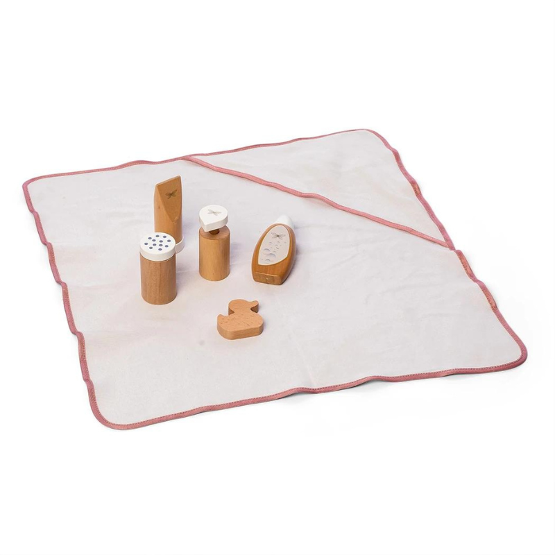 ByAstrup - Verzorgingsset voor poppen - 7 delig