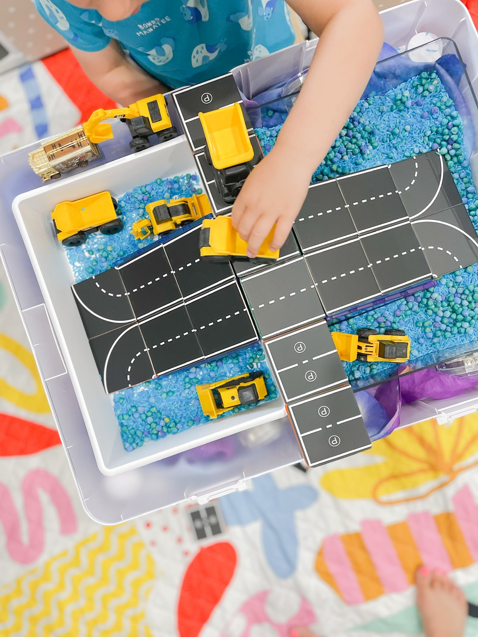 Learn And Grow - Magnetisch constructiespeelgoed Toppers Wegen - 40 stuks