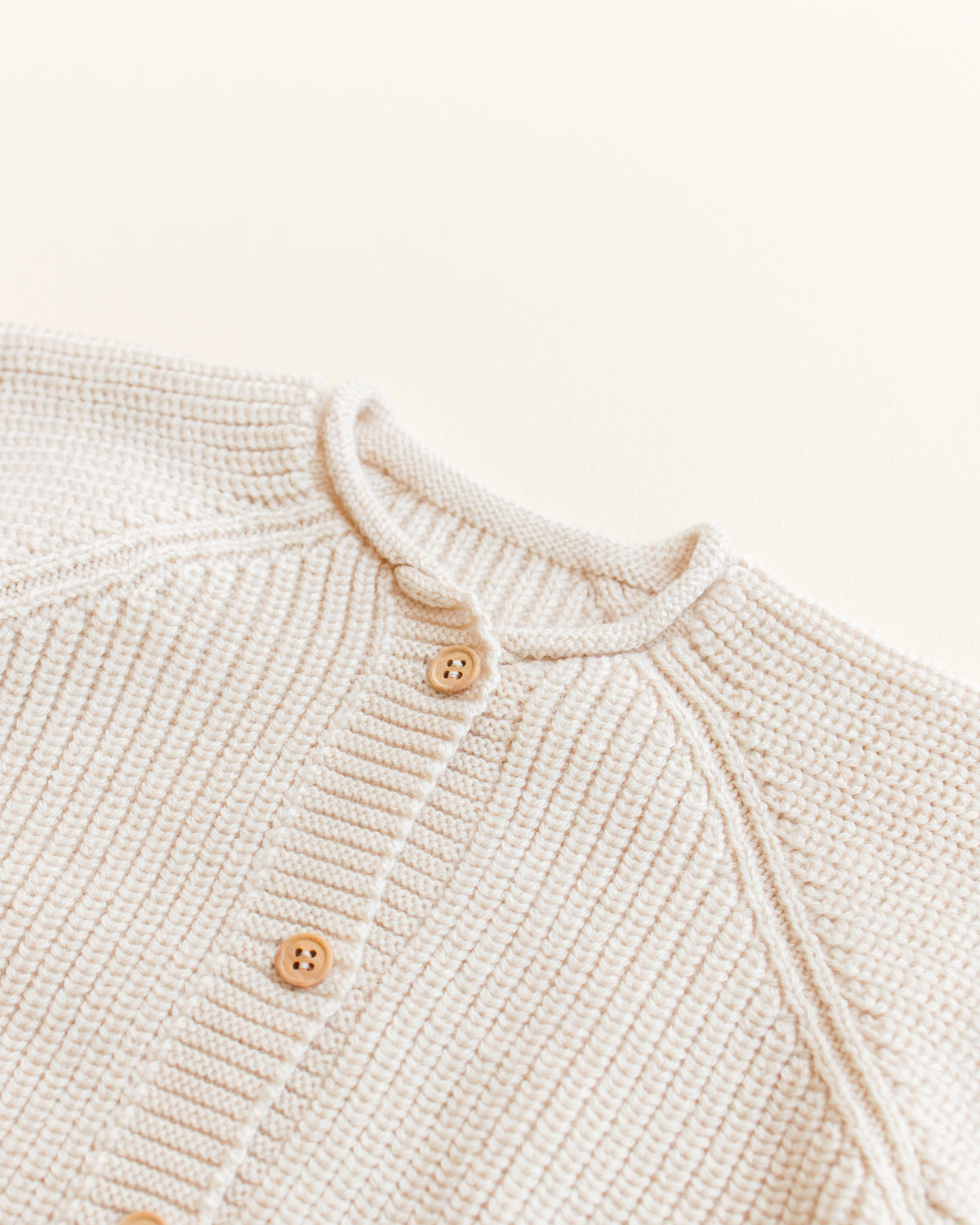 Hvid Wollen vestje Inga Cream