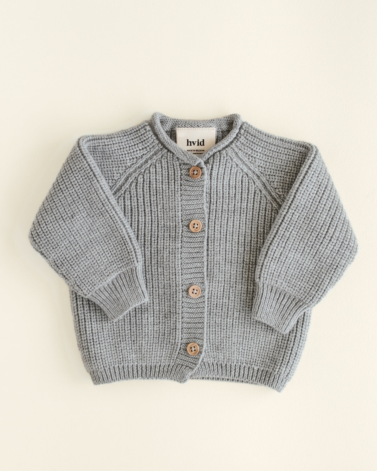 Hvid Wollen vestje Inga Grey Melange