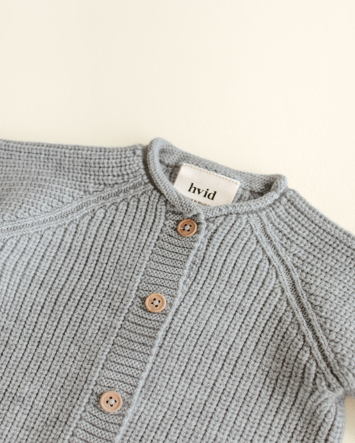 Hvid Wollen vestje Inga Grey Melange