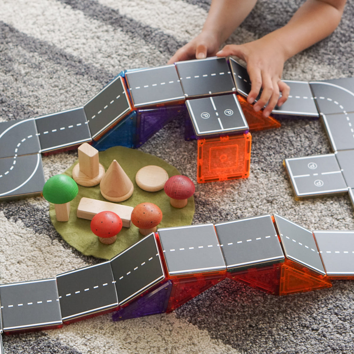 TileTek tegel toppers Wegen in het spel