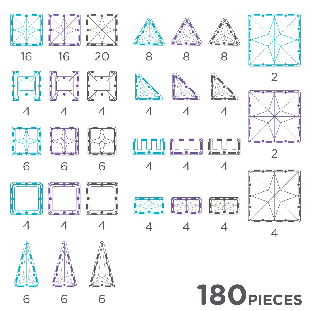 Cleverclixx - Cleverclixx - Mega Ice Crystal Pack 180 Stuks
