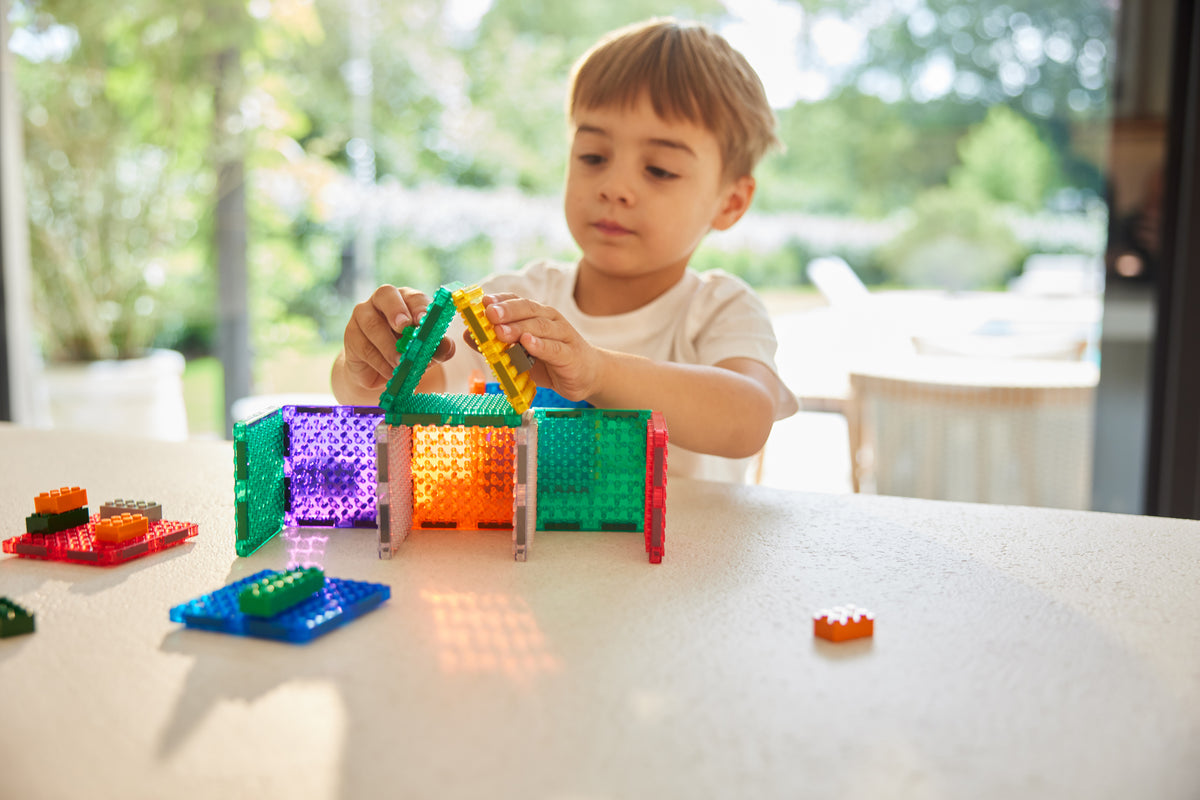 Cleverclixx - 16-delige Brick Tiles Pack intense
