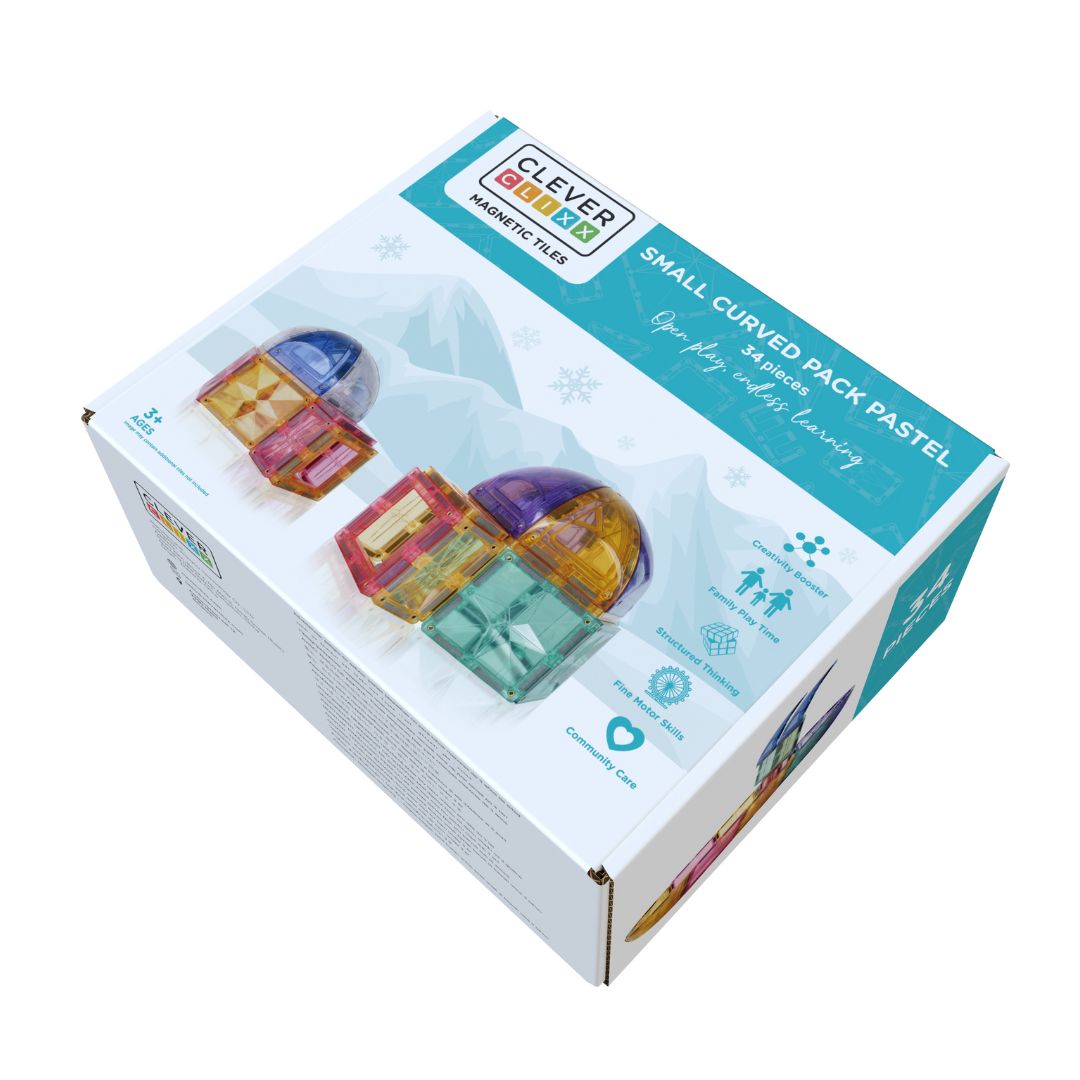 Cleverclixx - 34-delige Curved Pack Pastel