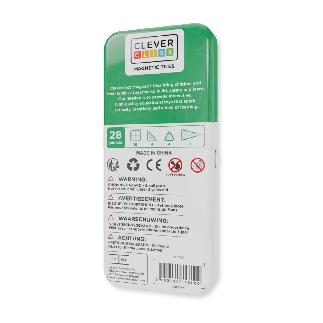 Cleverclixx - Mini Tiles Pack Pastel (28 stuks)