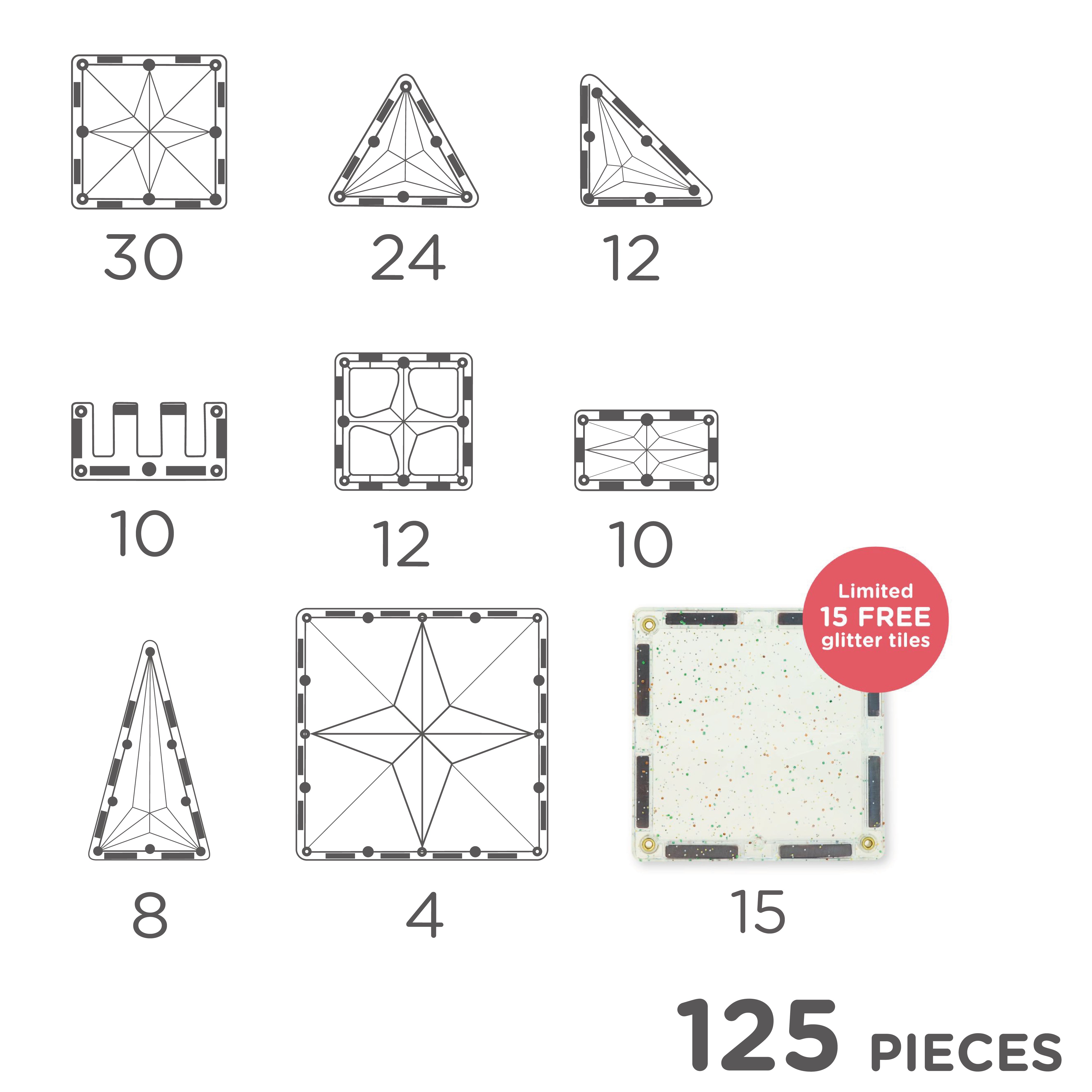 Cleverclixx - LIMITED Inventive Pack Intense 110 stuks + 15 gratis tegels