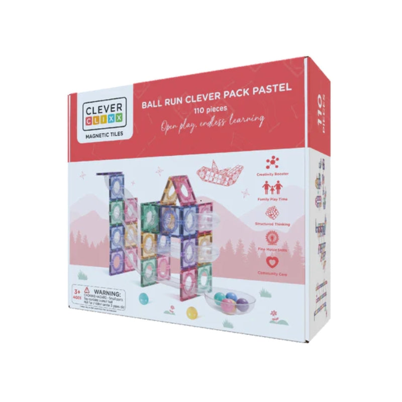 Cleverclixx - Ball Run Clever Pack Pastel - 110 stuks