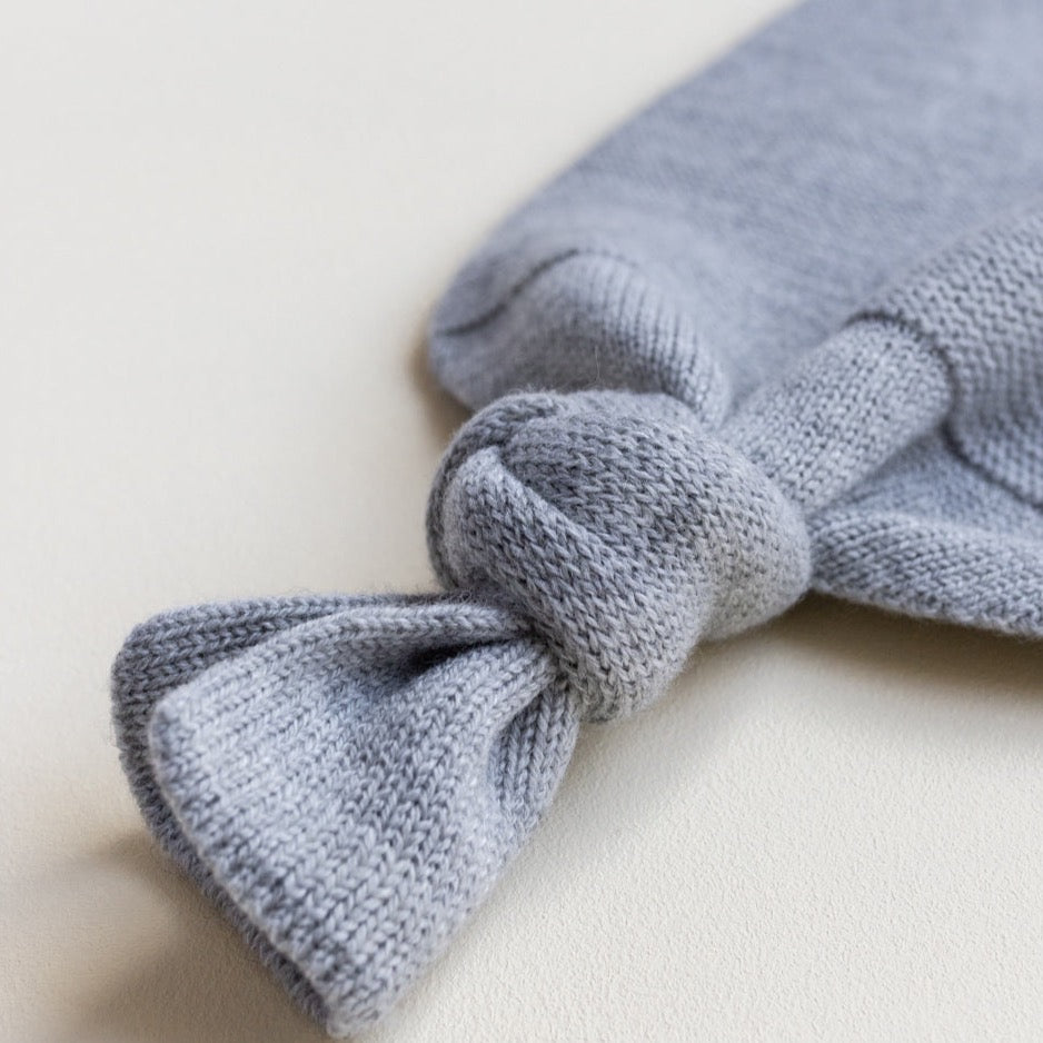 Hvid - cocoon - 100% merinowol - Grey Melange