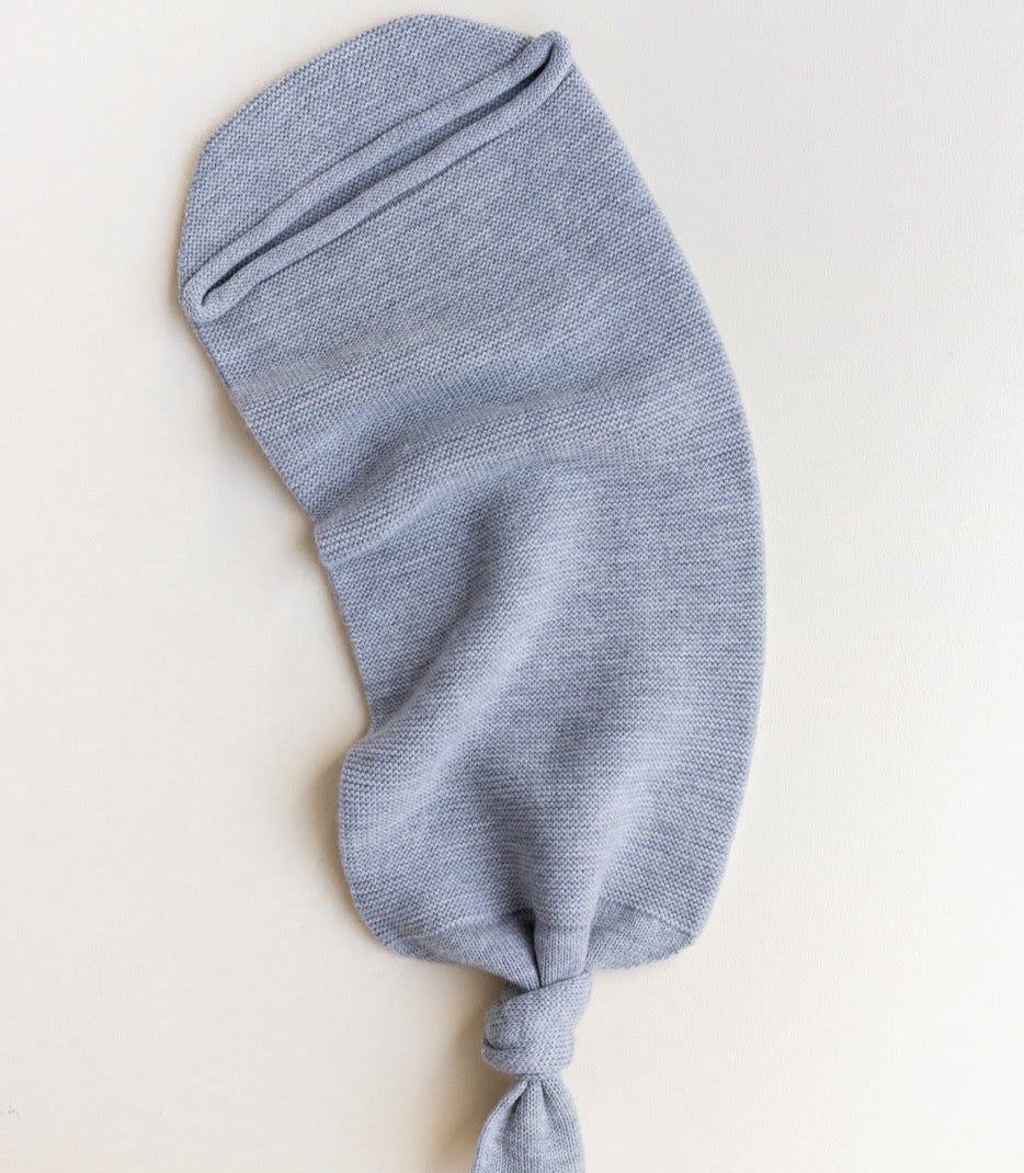 Hvid - cocoon - 100% merinowol - Grey Melange
