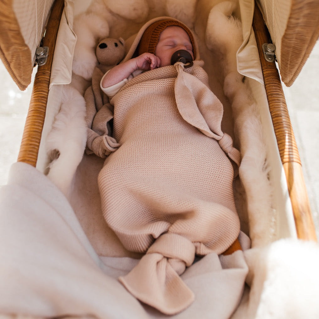 Hvid - cocoon - 100% merinowol - Oat