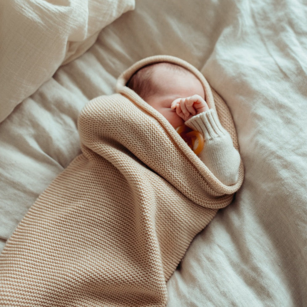 Hvid - cocoon - 100% merinowol - Oat