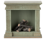 Maileg - Openhaard Dusty Green (op batterij)