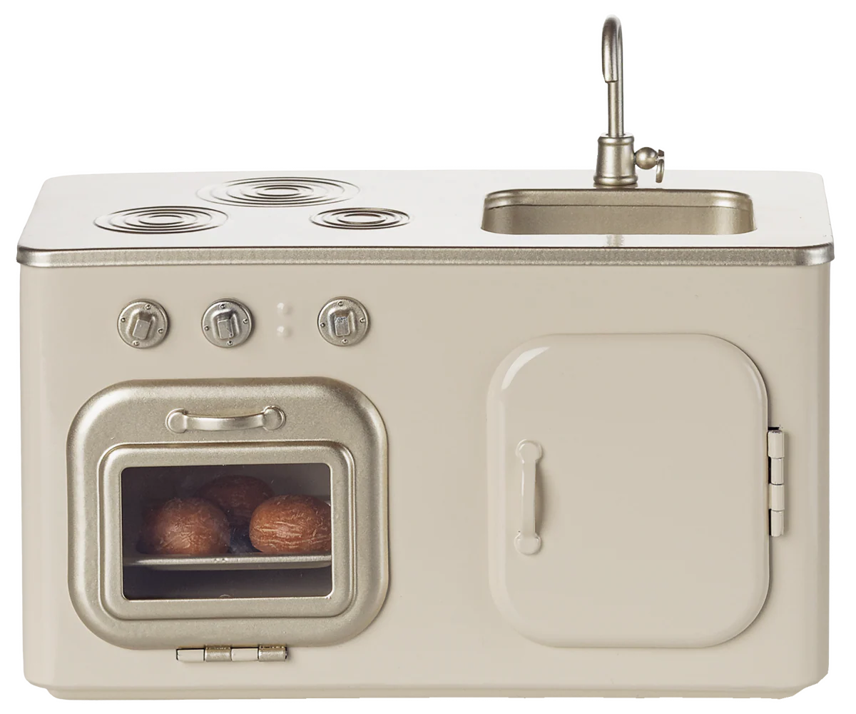 Maileg - Metalen Keuken voor in poppenhuis