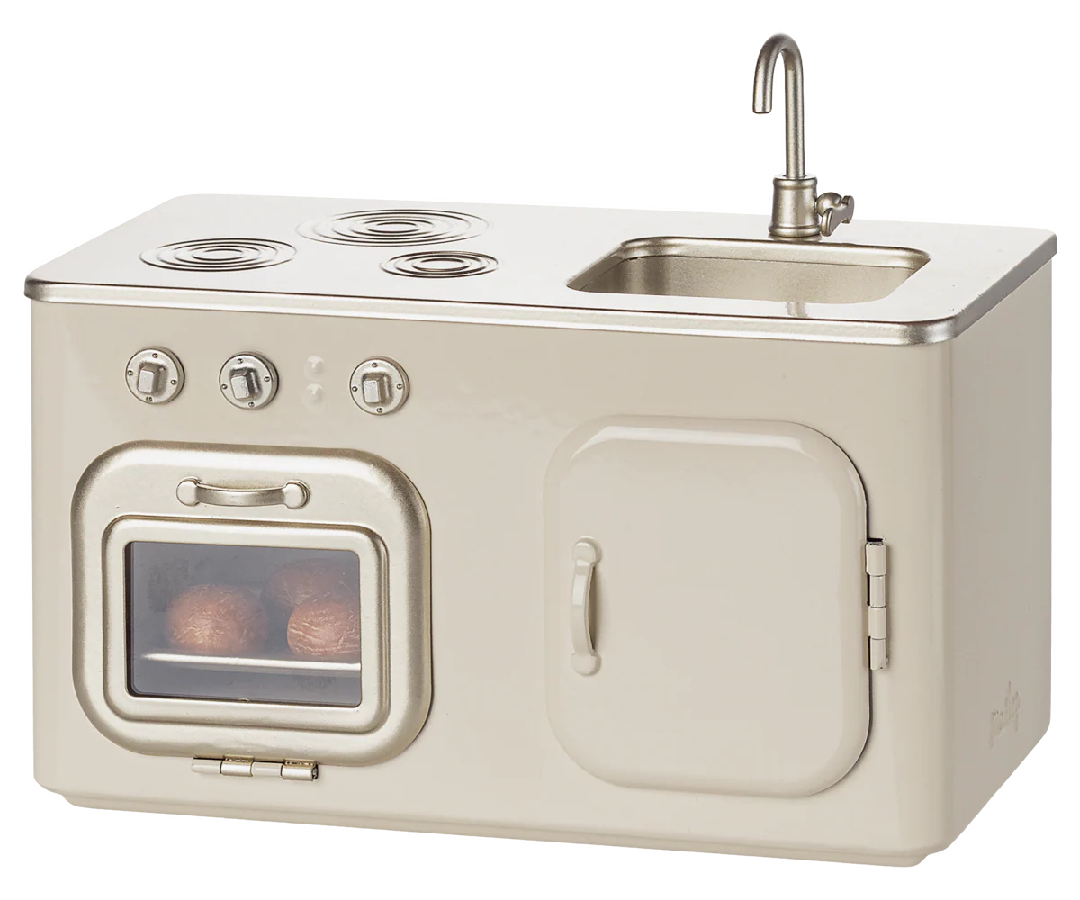 Maileg - Metalen Keuken voor in poppenhuis