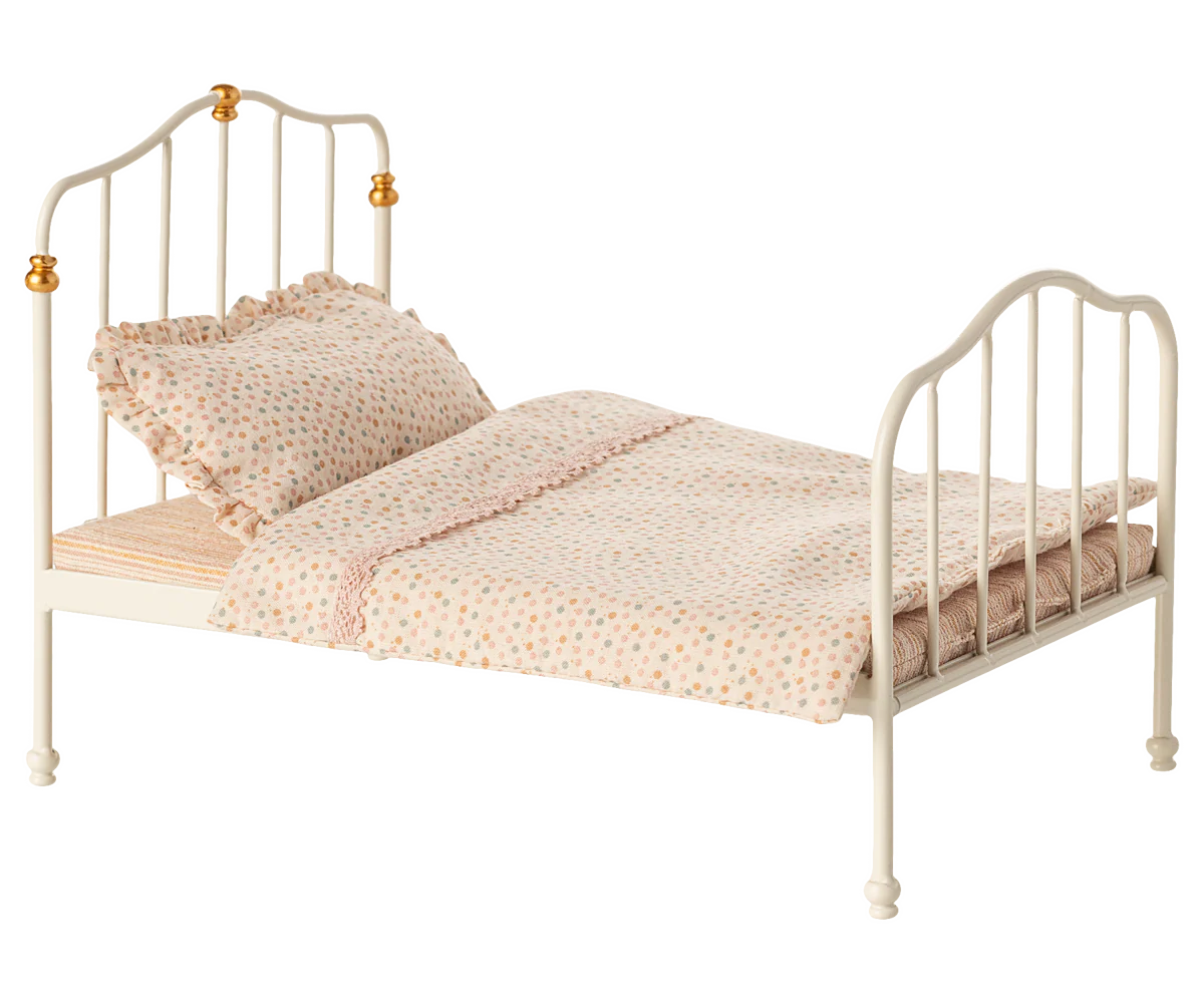 Maileg - Vintage bed off-white voor bij muizen poppenhuis