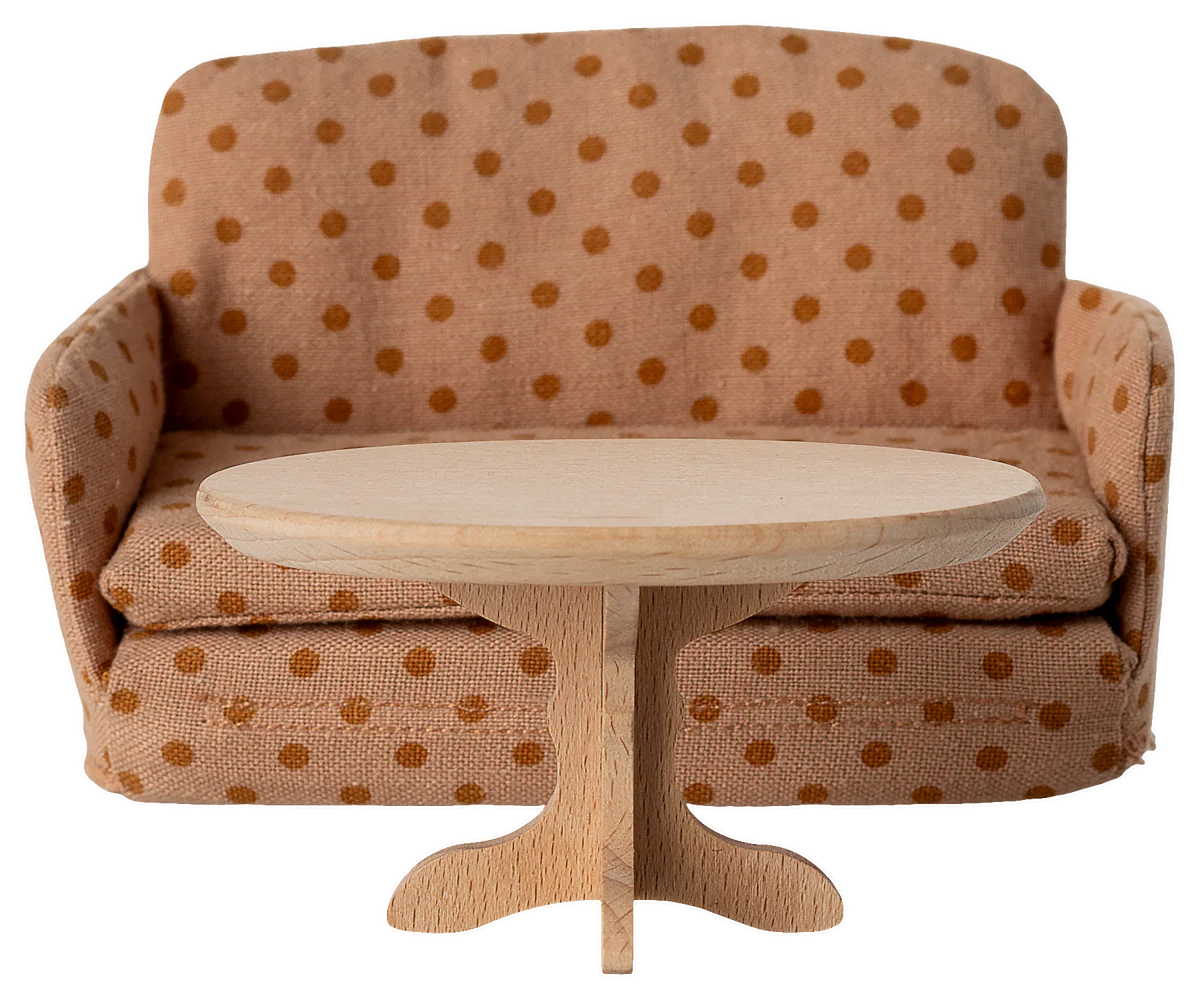 Maileg - Koffietafel van hout voor Muizen poppenhuis