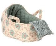 Maileg - Draagmand voor baby muis blauw