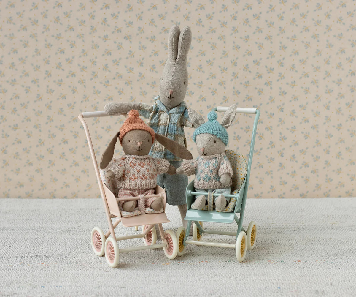 Maileg - Knuffel konijn - Micro rabbit Sand Mint (13,5 cm)