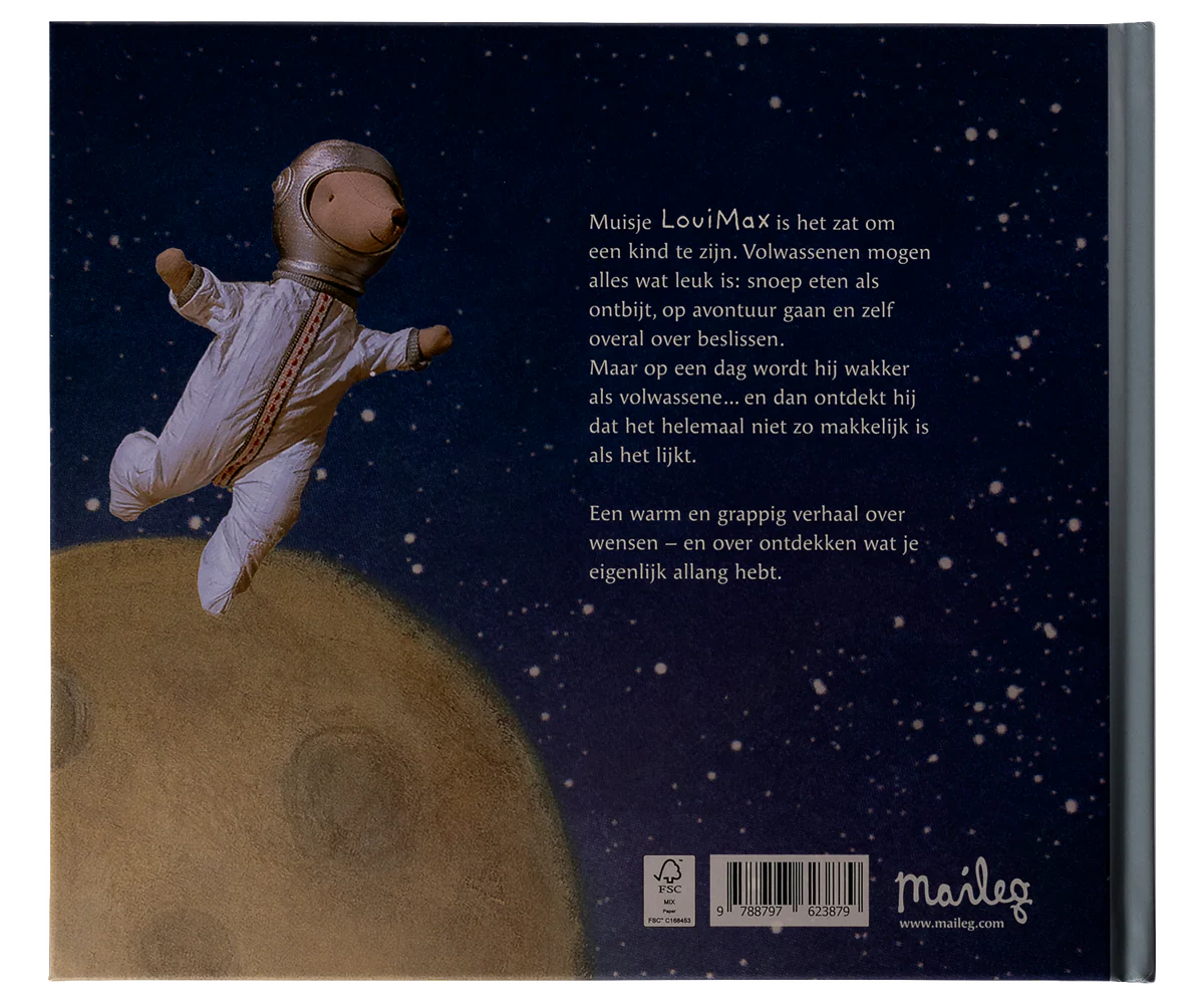 Maileg - Boek LouiMax - Dromen van Volwassen zijn
