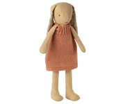 Maileg - Bunny, Maat 2 - Crèmegeel - Gebreide Jurk