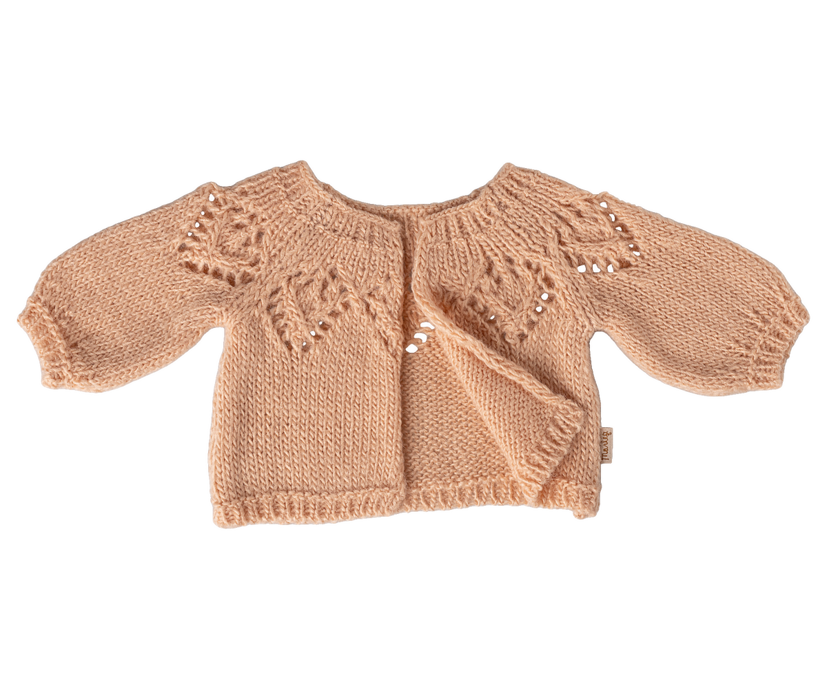 Maileg - Gebreid Vestje, Maat 4 - Lichtroze