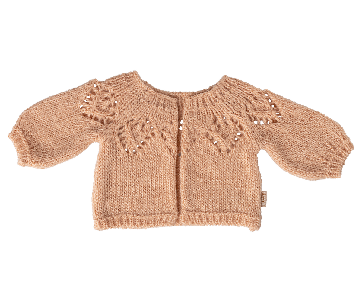 Maileg - Gebreid Vestje, Maat 4 - Lichtroze