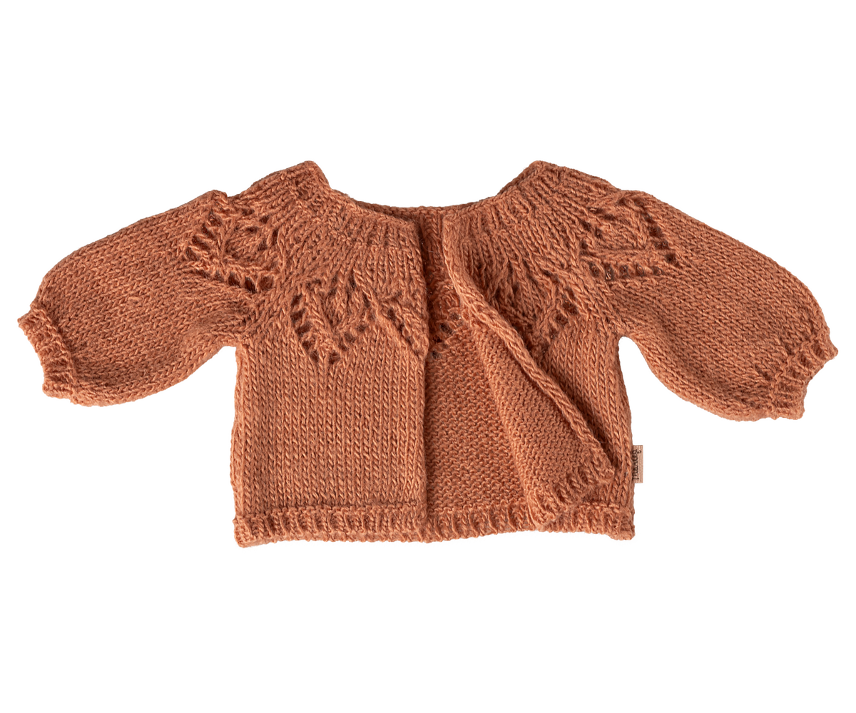 Maileg - Gebreid Vestje, Maat 4 - Vintage Roze