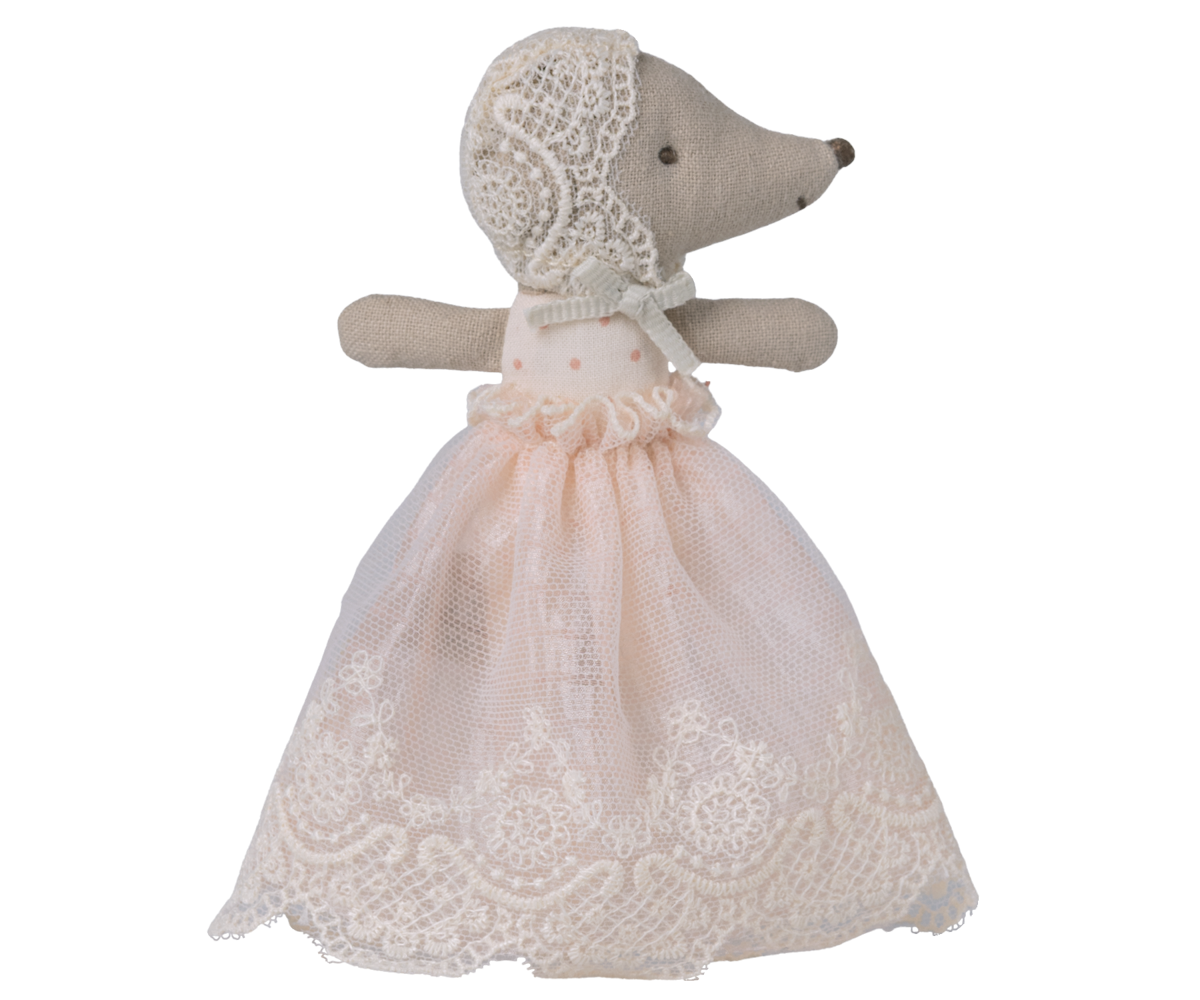 Maileg - Babymuis in Jurk - Poeder
