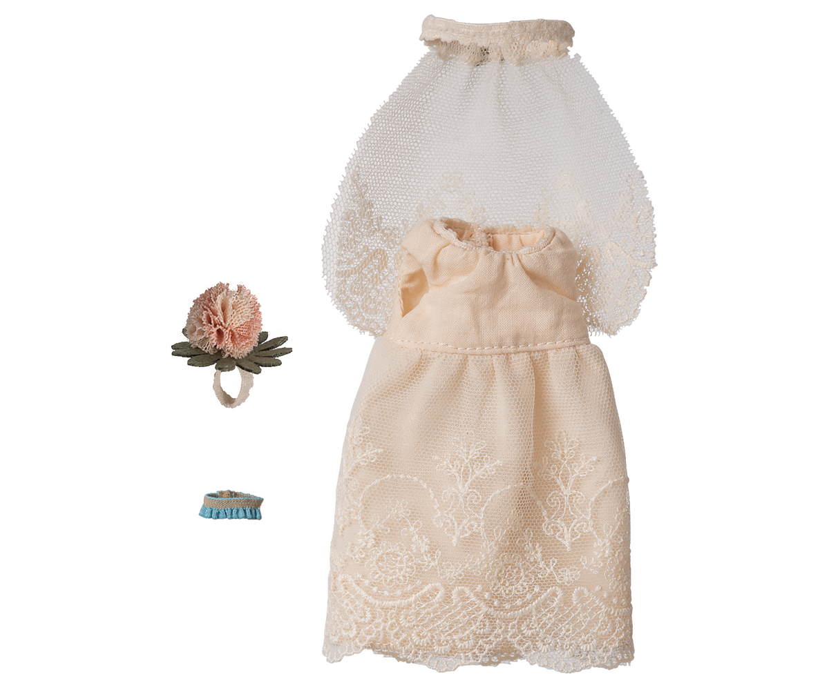 Maileg - Trouwjurk, Mama Muis