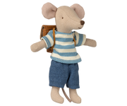 Maileg - Driewielermuis, Grote Broer - Bruin