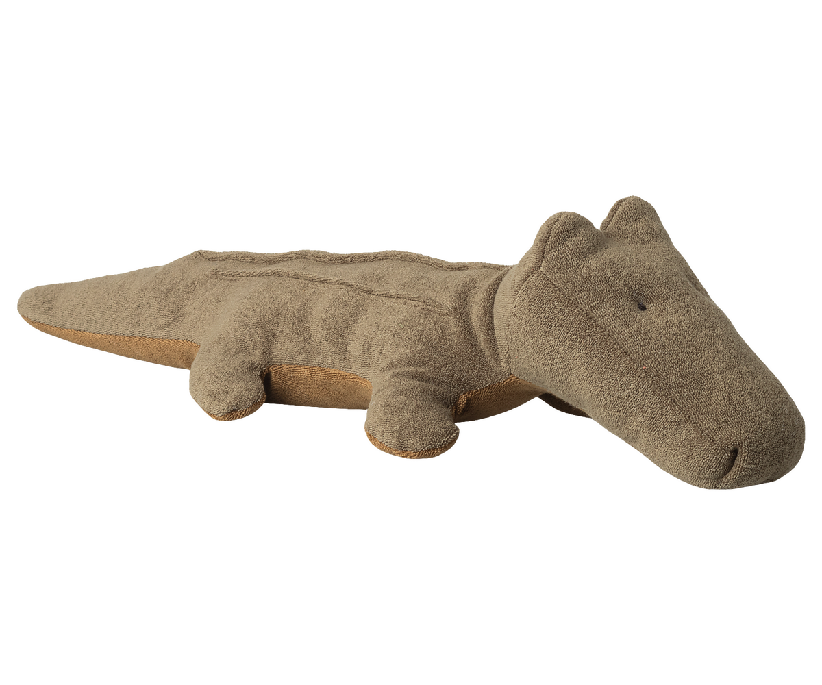 Maileg - Safari Vriendjes, Krokodil, Medium - Olijfgroen