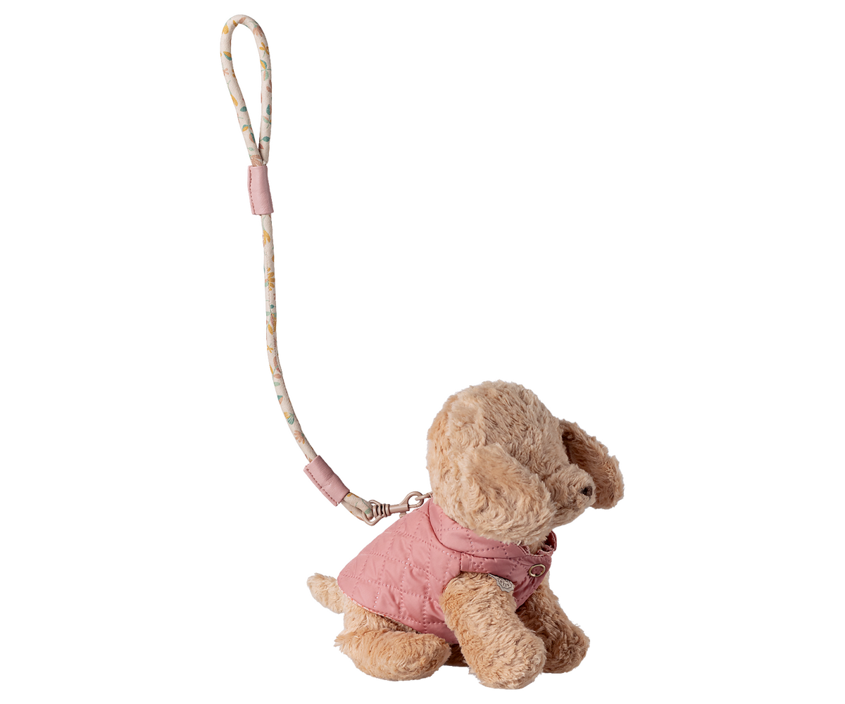 Maileg - Huisdier Accessoires, Tuigje met Lijn - Roze