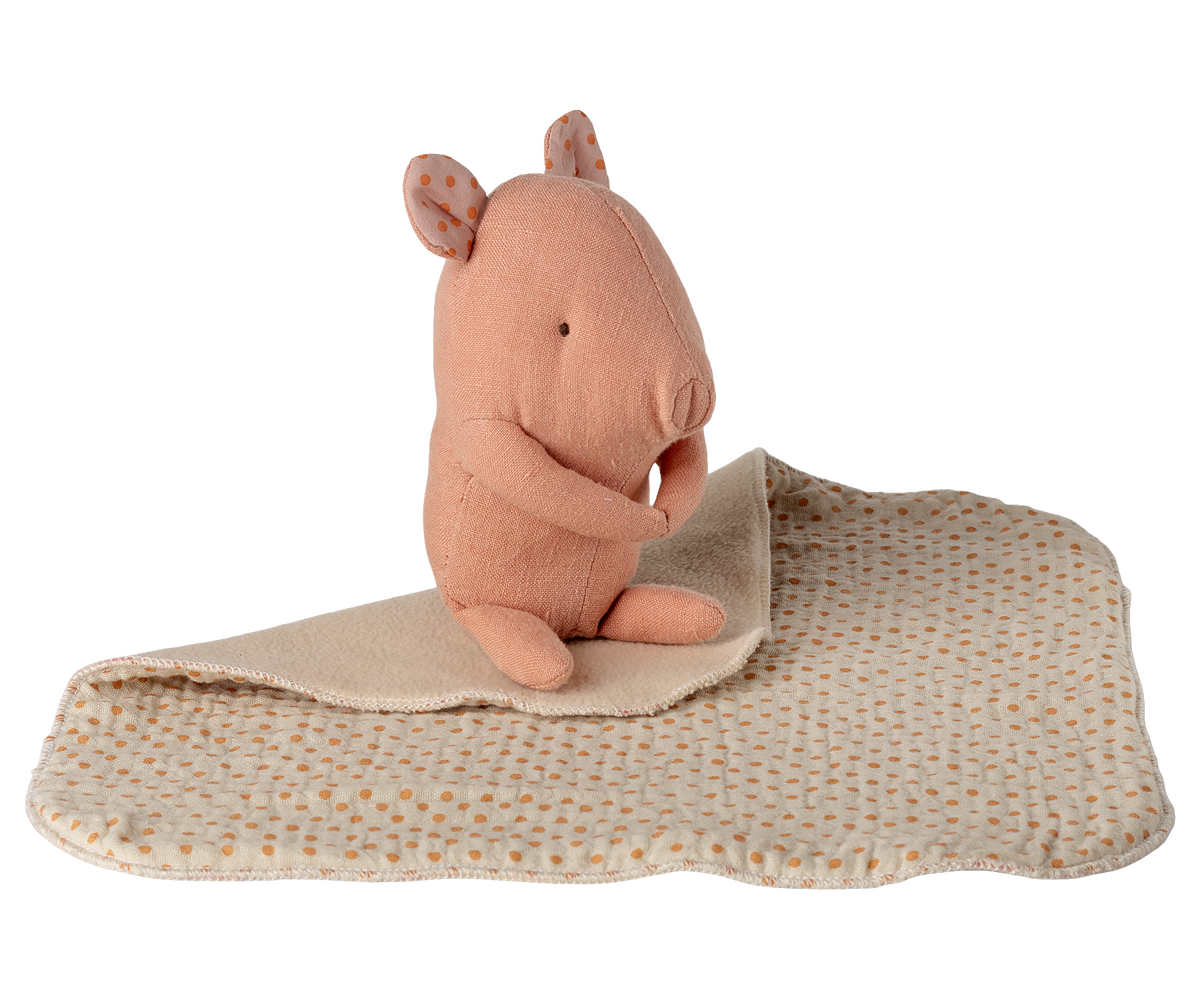 Maileg - Slaapliedjes Vriendjes, Pig, Mini - Roze