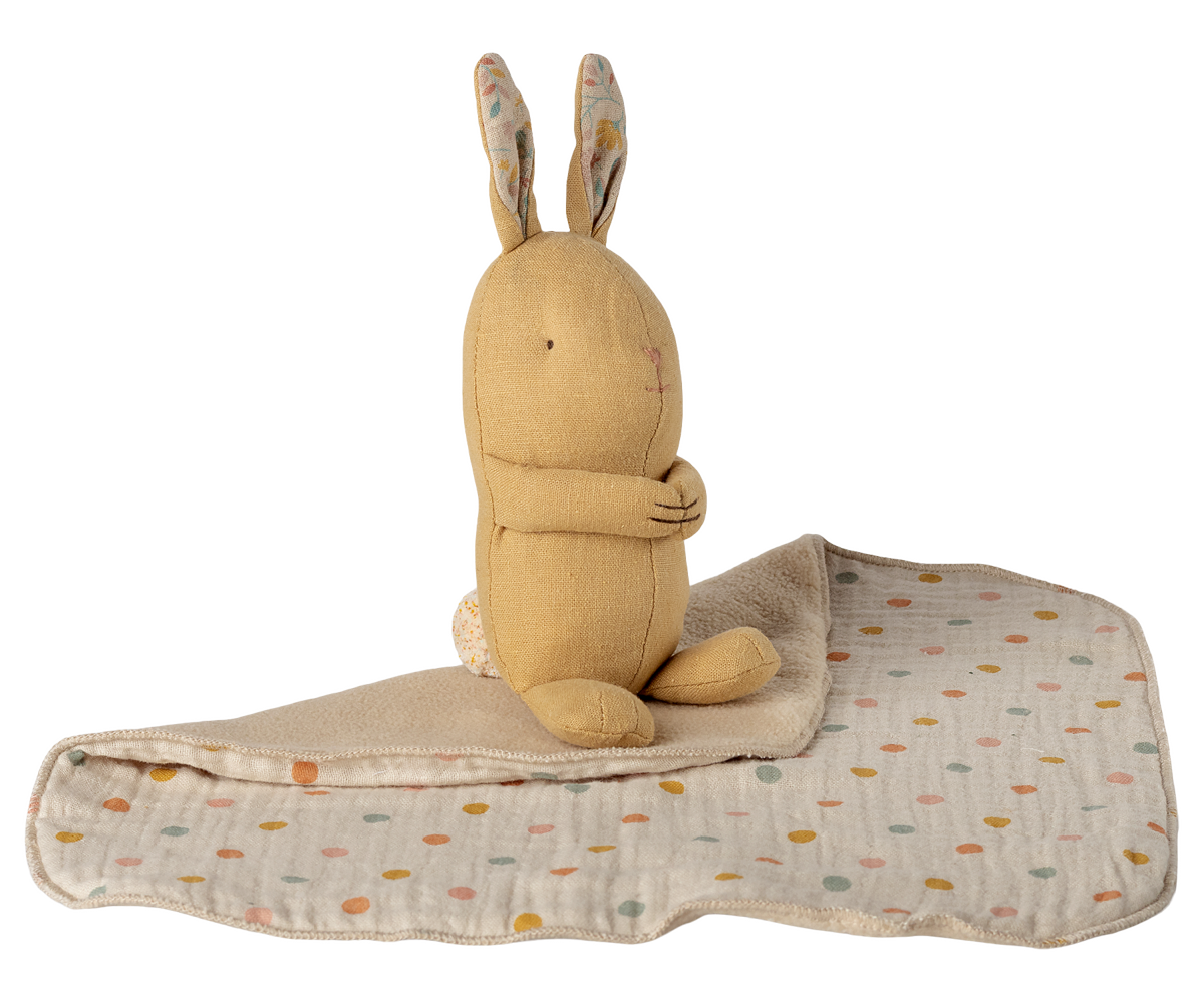 Maileg - Slaapliedjes Vriendjes, Konijntje, Mini - Crème Geel