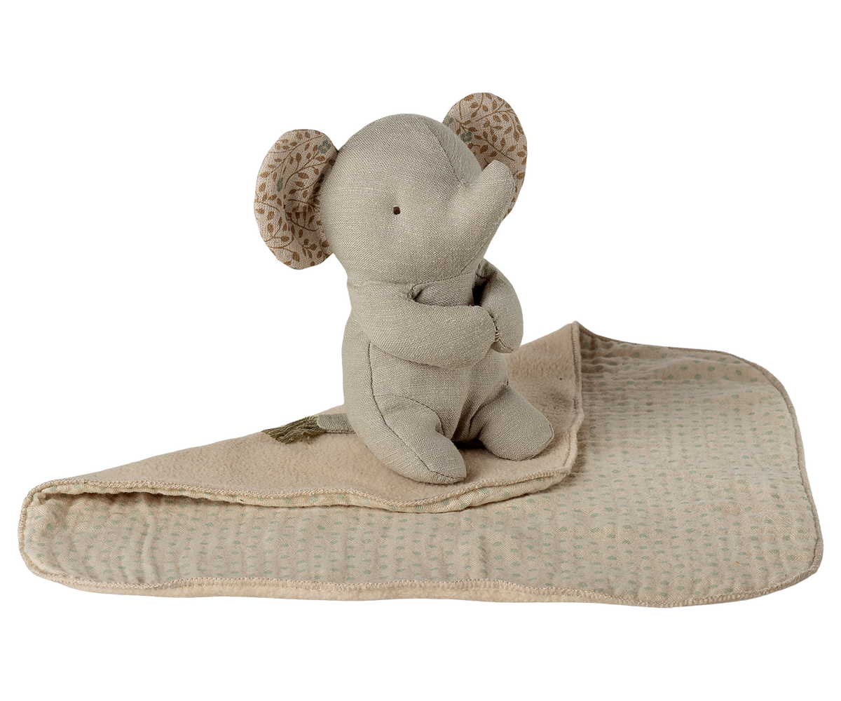 Maileg - Slaapliedjes Vriendjes, Olifant, Mini - IJzergrijs