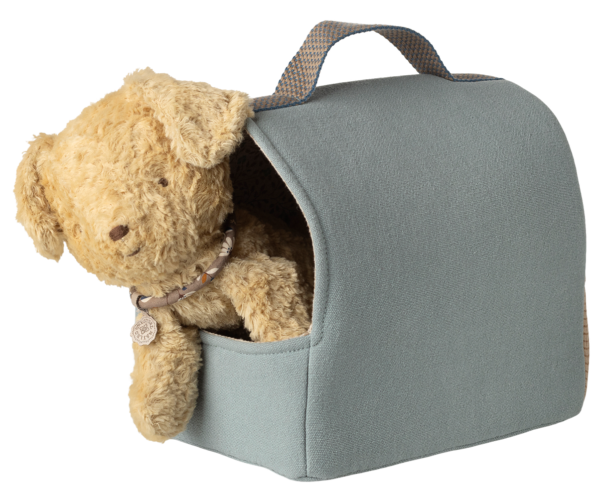 Maileg - Draagmandje - Dusty Blue