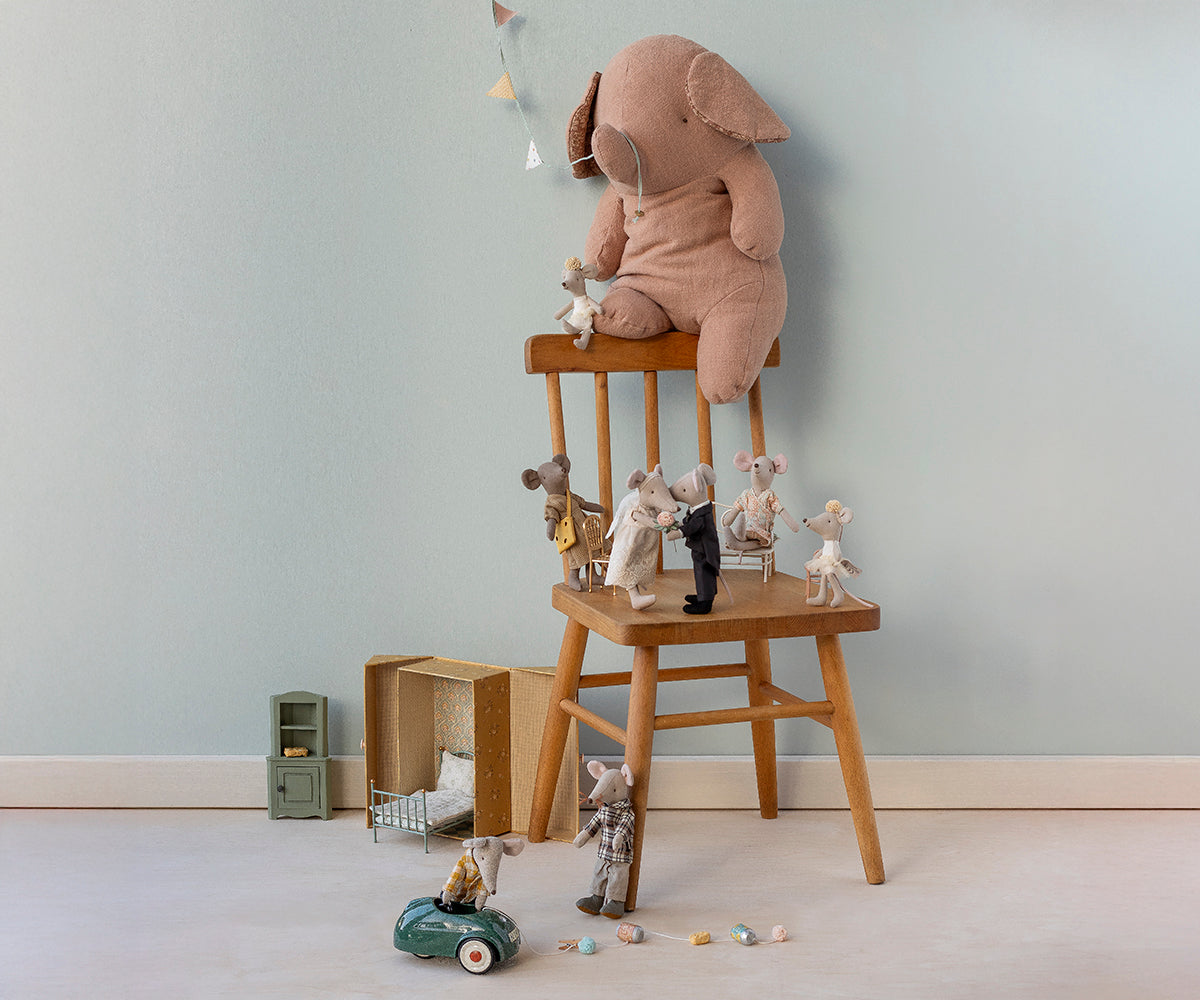 Maileg - Ballerina Muis, Kleine Zus - Offwhite