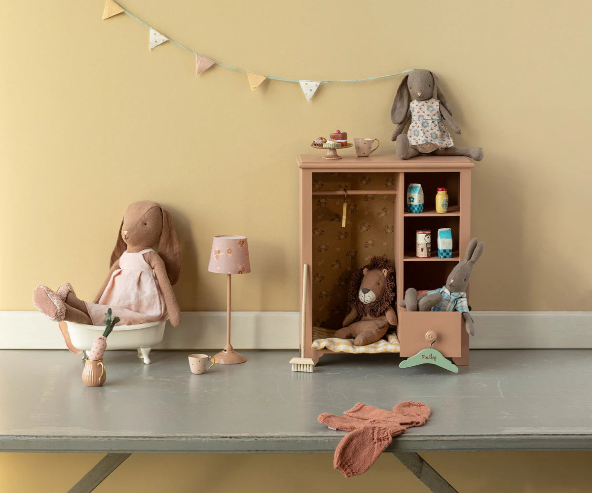 Maileg - Vloerlamp Dark Powder - voor bij Maileg muisjes poppenhuis