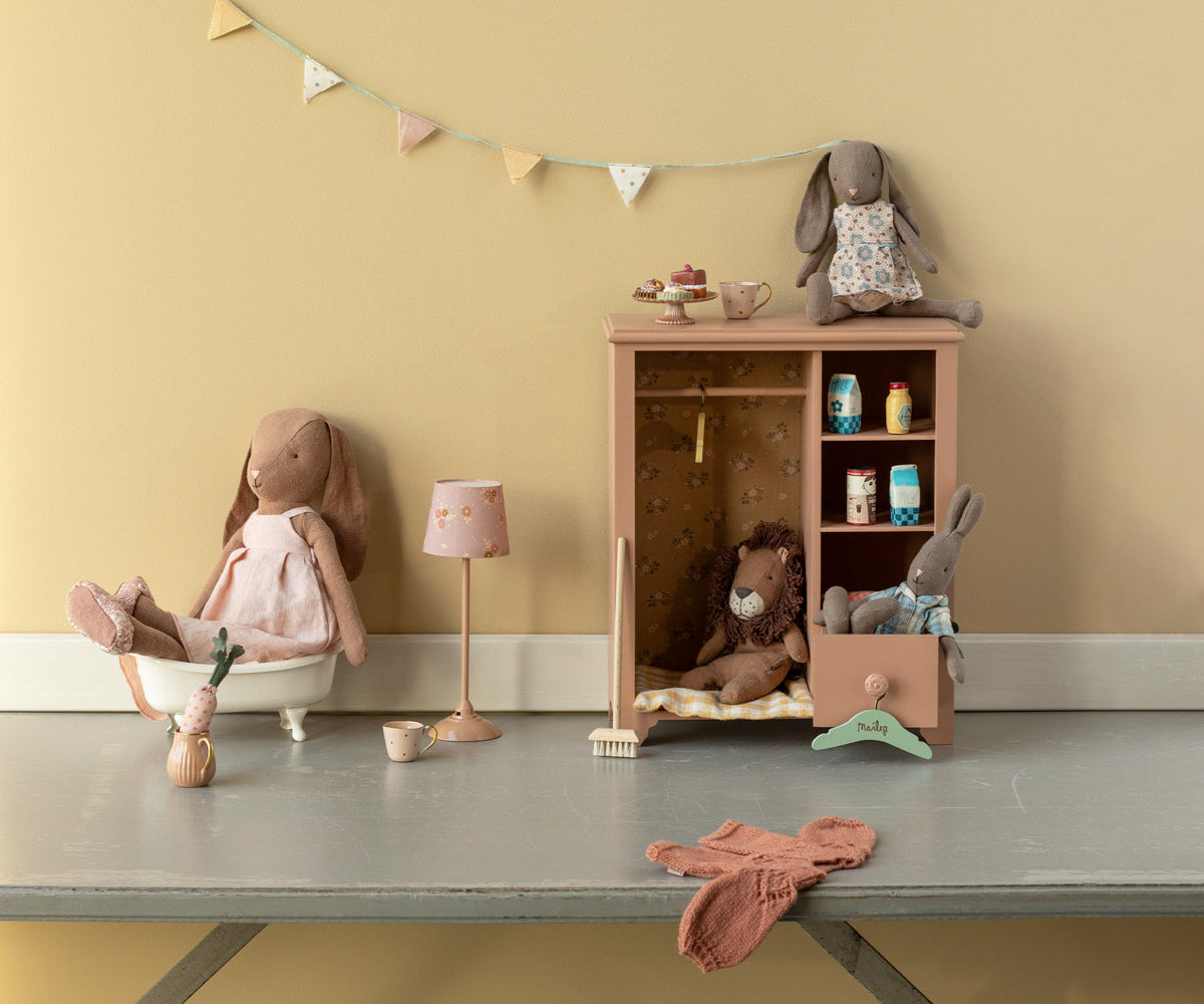 Maileg - Bunny, Maat 3 - Chocoladebruin - Jurk en Schoentjes