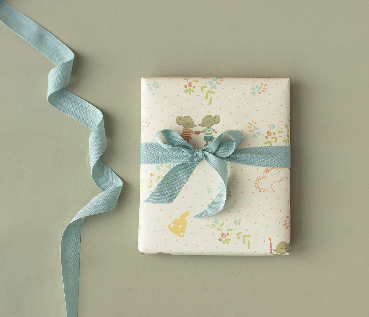 Maileg - Cadeaupapier, 10 m - Have a mice day